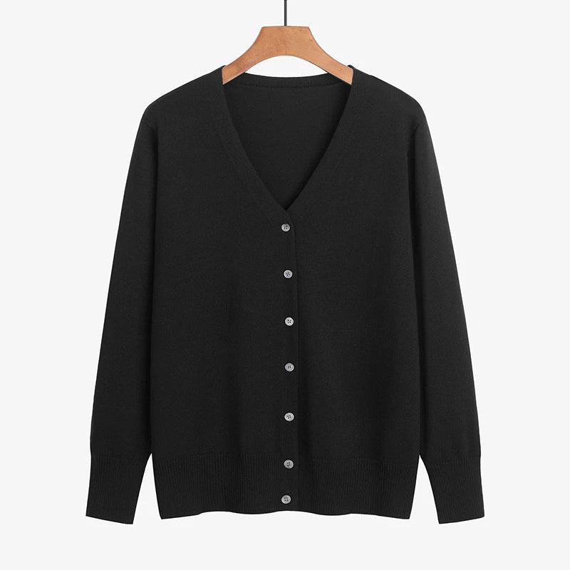 Gebreid oversized vest met V-hals – Herfst 2025