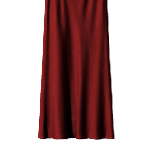 Lange satijnen maxi-rok – Herfst/Winter