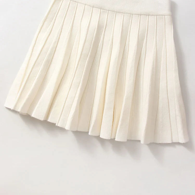 Gebreide plissé minirok – Herfst/Winter