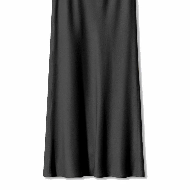 Lange satijnen maxi-rok – Herfst/Winter