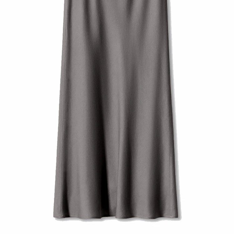 Lange satijnen maxi-rok – Herfst/Winter