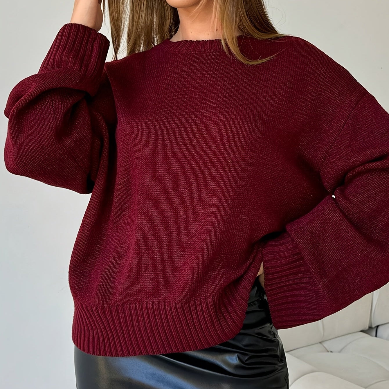 Olivia Cozy Long Sleeve Pullover Sweater