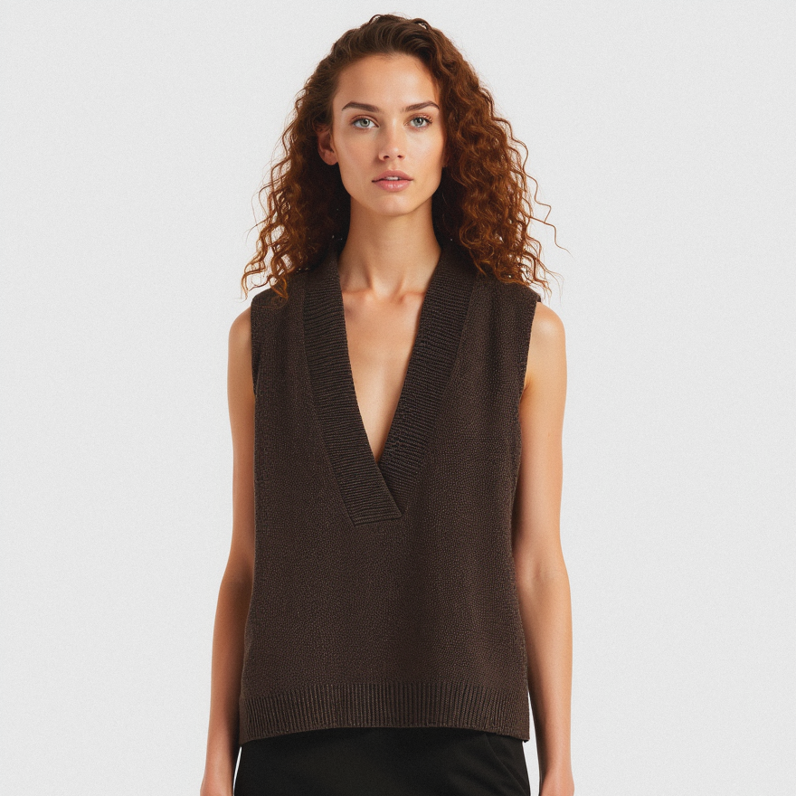 Mira V-Neck top - Lacenta
