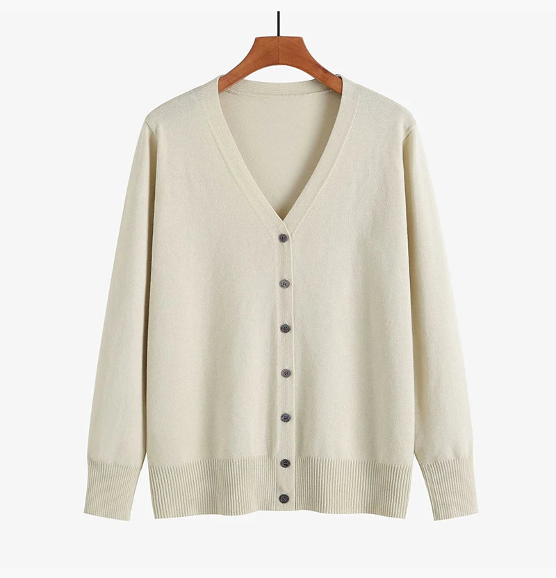 Gebreid oversized vest met V-hals – Herfst 2025