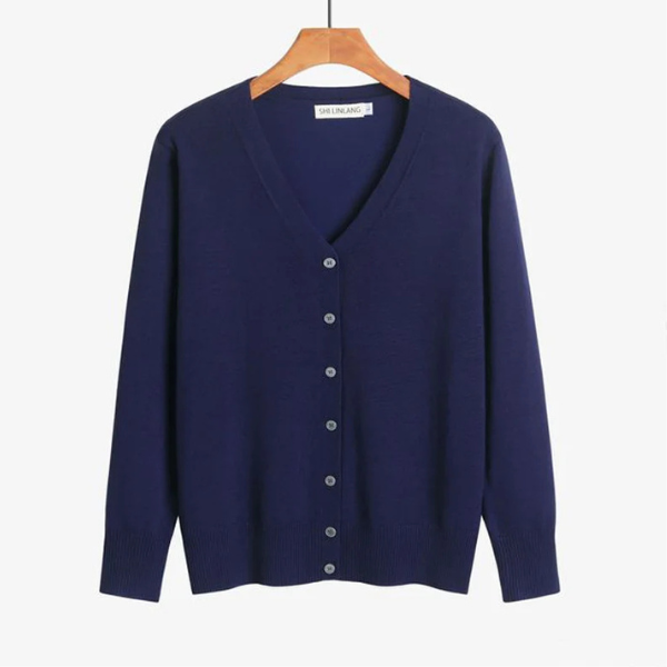 Gebreid oversized vest met V-hals – Herfst 2025