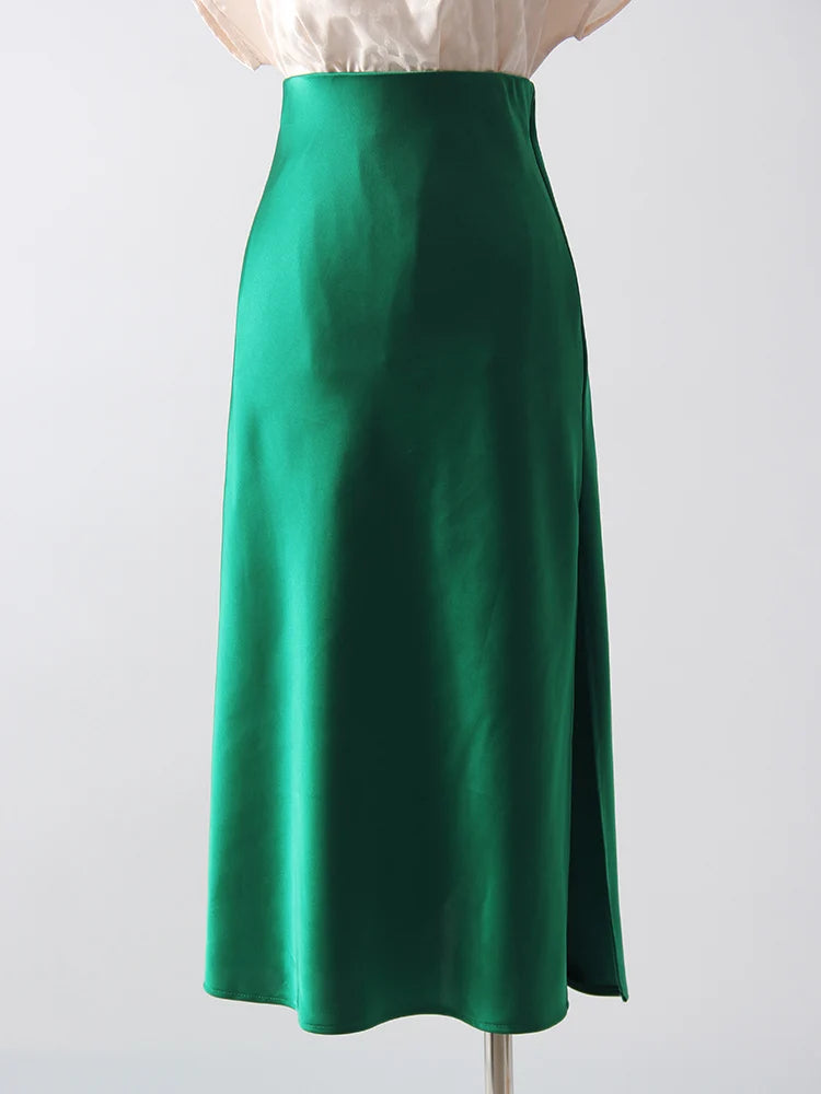 Satijnen midirok – straal elegantie uit – Winter