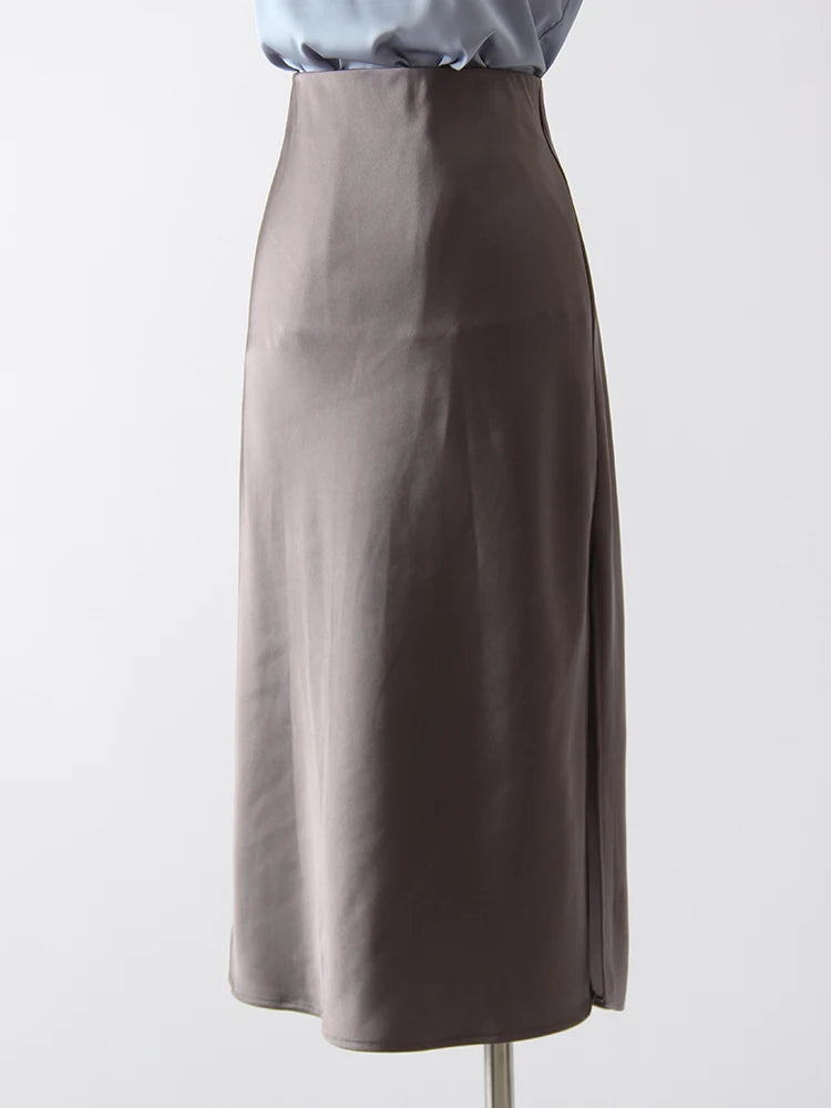 Satijnen midirok – straal elegantie uit – Winter
